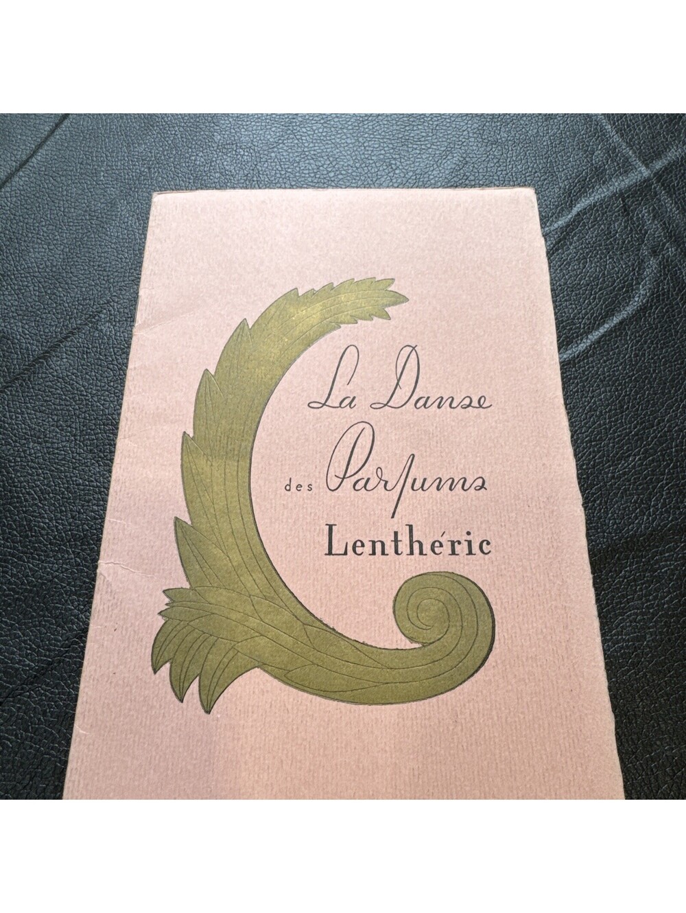 Antique RARE La Danse Des Parfums Lentheric Program Circa 1930’s HTF Theater